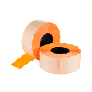 LYNX CT4 26x12mm Labels - Fluorescent Orange Permanent (Box 45k)